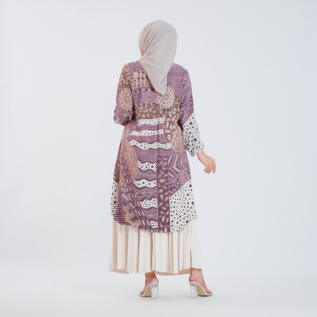 Atasan Batik Wanita Tunik Rayon Surya Teja Pekalongan TS-5