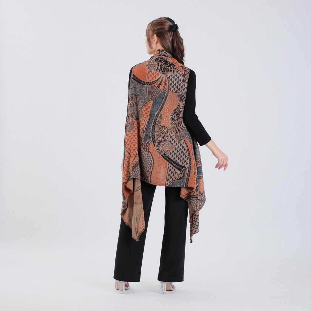 Outer Batik Tanpa Lengan Modern Wanita Rayon Premium Surya Teja Pekalongan OB-3