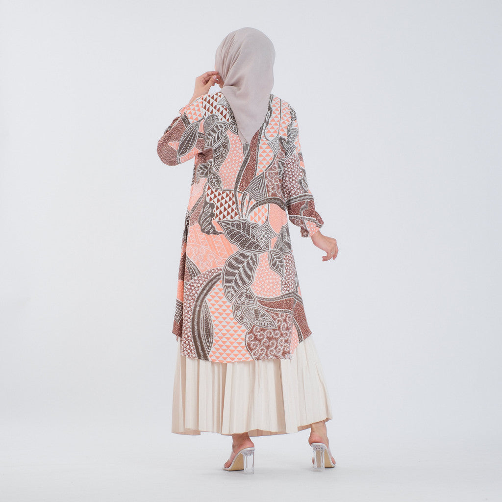 Atasan Batik Wanita Tunik Rayon Surya Teja Pekalongan TS-6