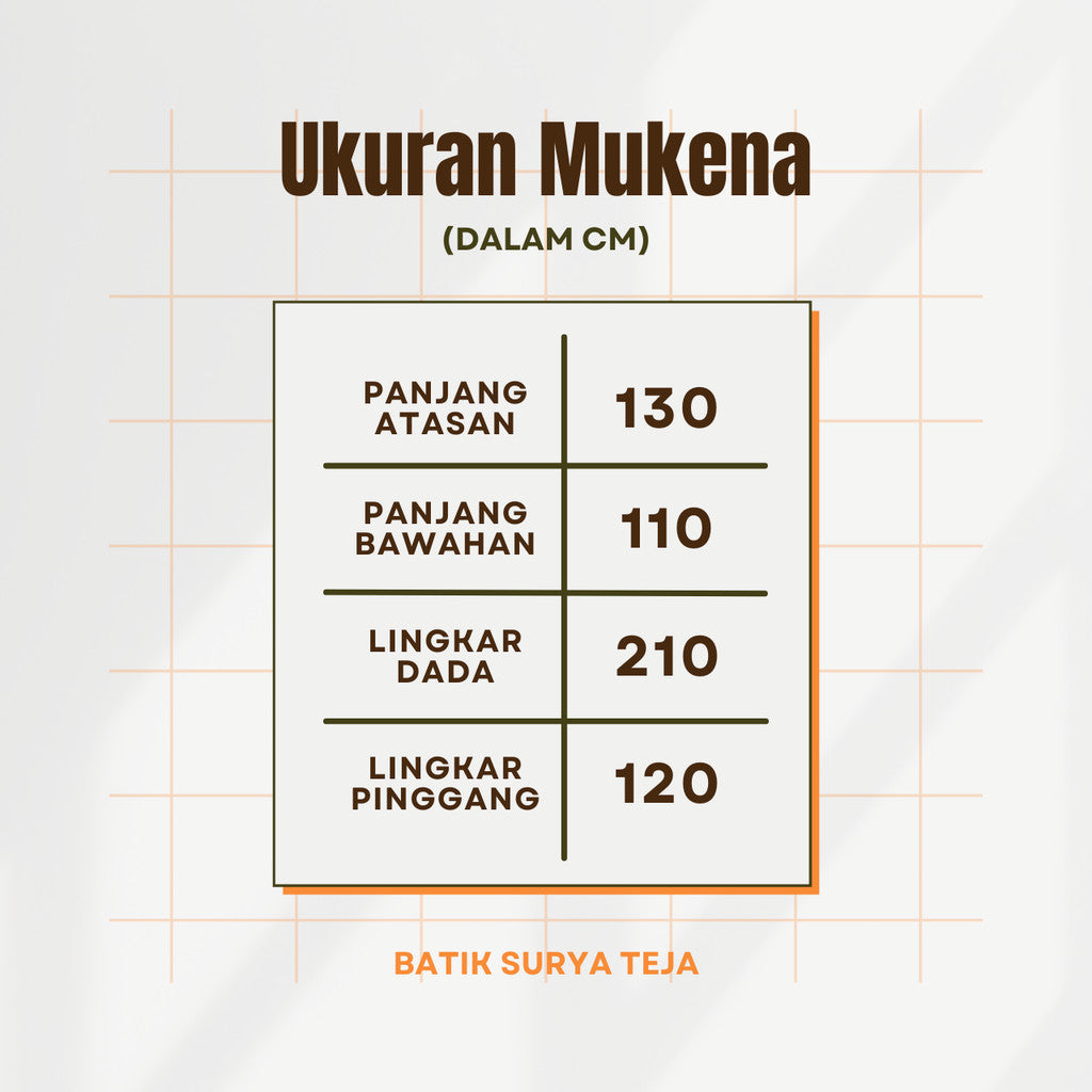 Mukena Batik Rayon Premium Adem Halus Lembut Surya Teja Pekalongan MWA-10