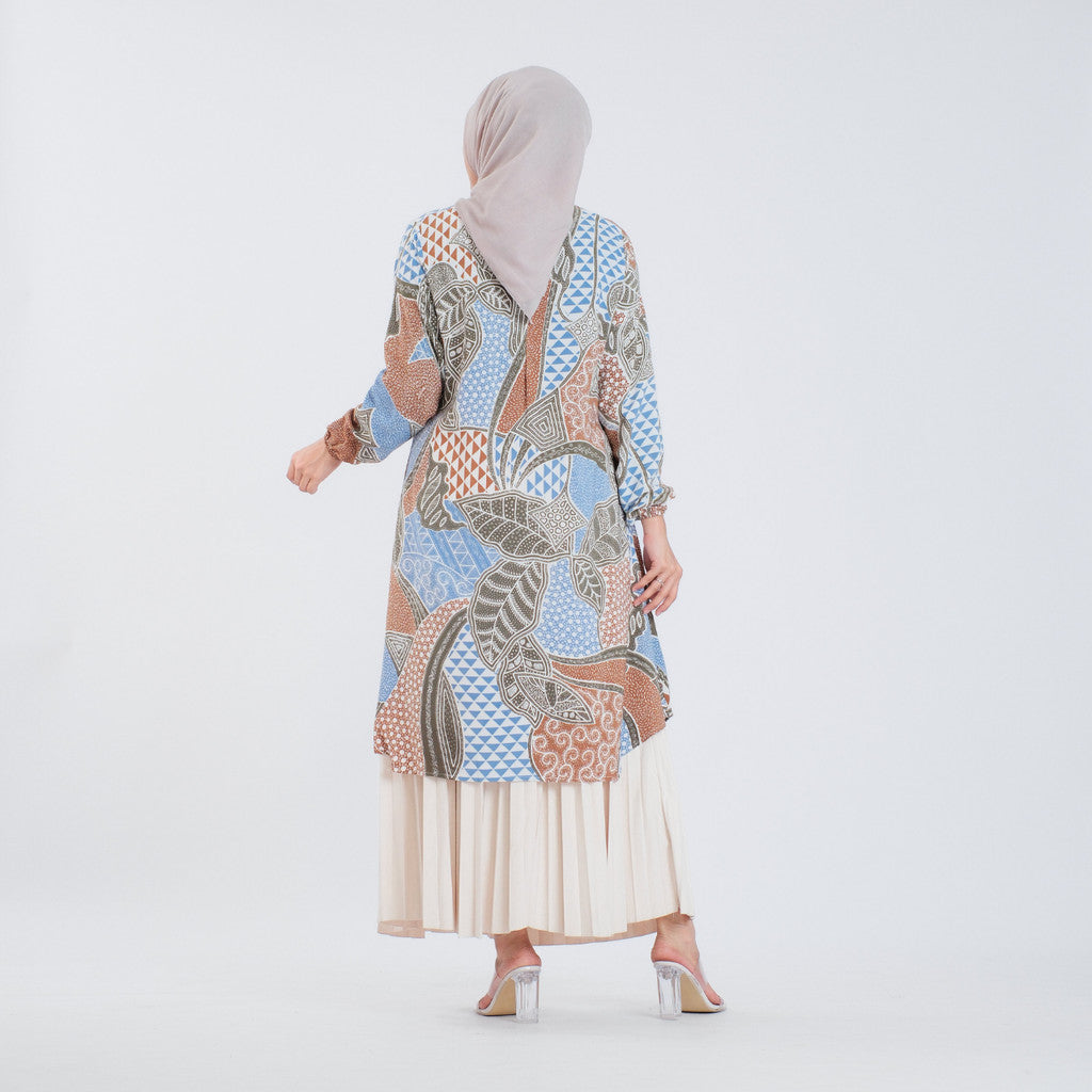 Atasan Batik Wanita Tunik Rayon Surya Teja Pekalongan TS-8