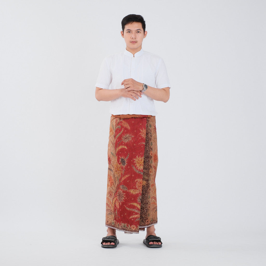 Sarung Batik Tulis Asli Pekalongan Katun Premium Surya Teja Pria Dewasa SBT-5