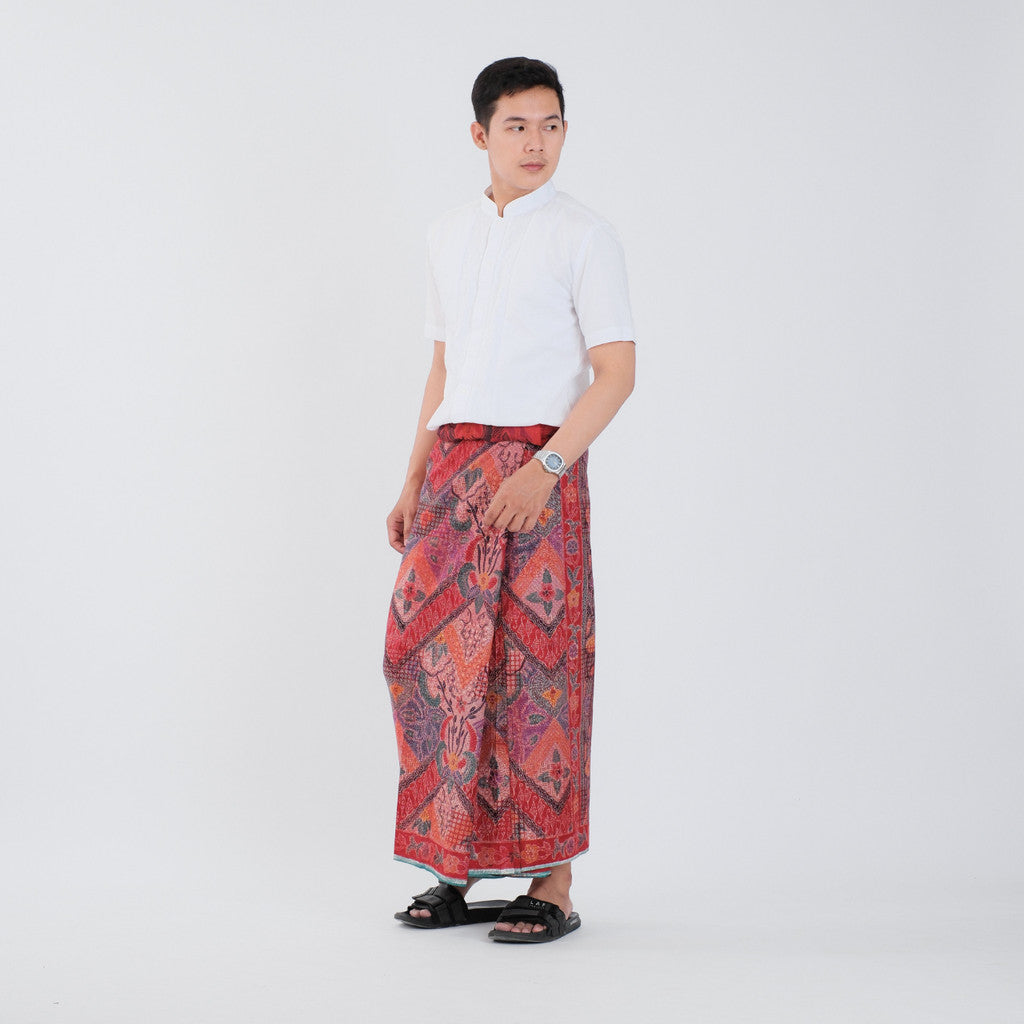 Sarung Batik Tulis Asli Pekalongan Katun Premium Surya Teja Pria Dewasa SBT-8