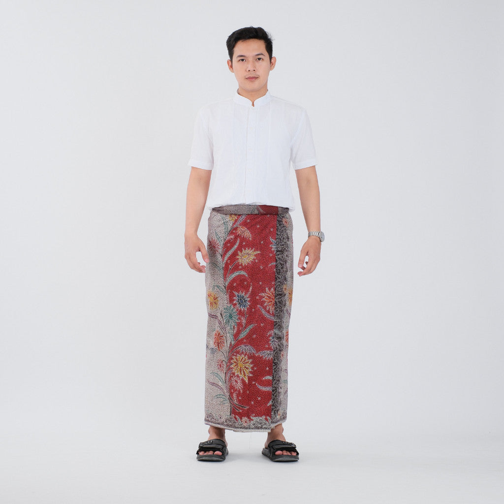 Sarung Batik Tulis Asli Pekalongan Katun Premium Surya Teja Pria Dewasa SBT-1