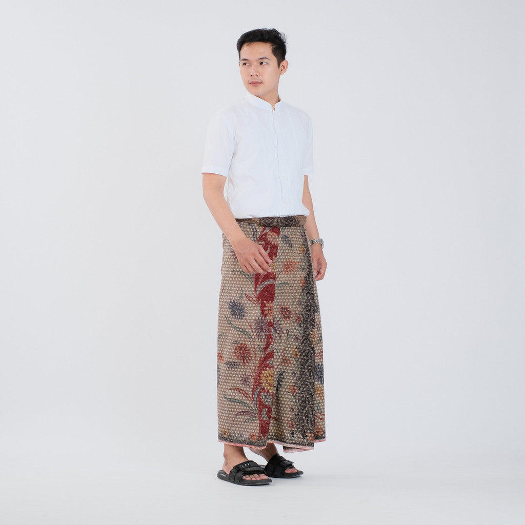 Sarung Batik Tulis Asli Pekalongan Katun Premium Surya Teja Pria Dewasa SBT-2