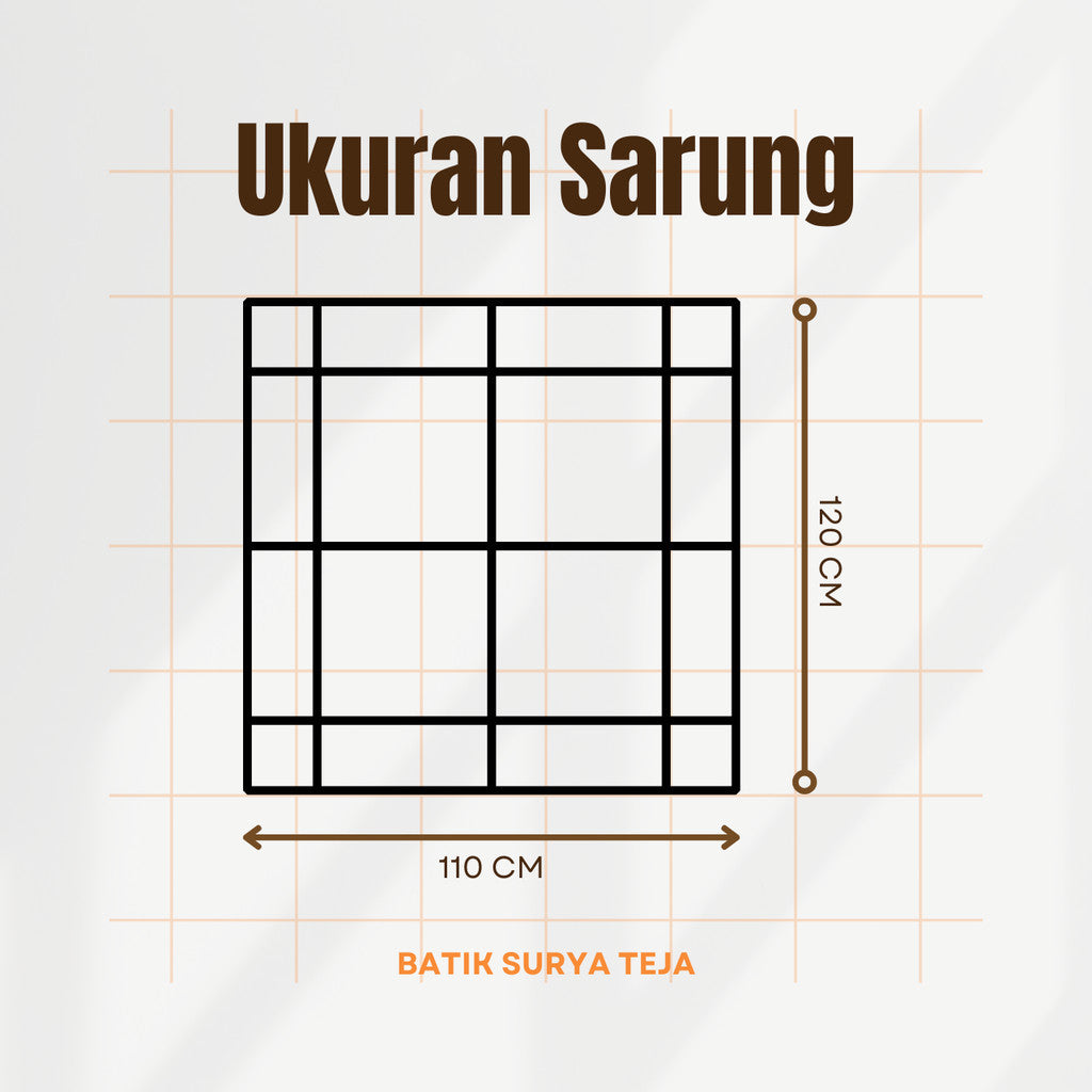 Sarung Batik Katun Premium Soft Series Pria Dewasa Surya Teja SBS-3