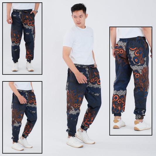 Celana Jogger Batik Dobby Premium - Batik Surya Teja (CJ 15-49)