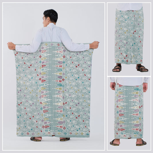 Sarung Batik Cap Sage Colet Rayon Premium - Batik Surya Teja (SPC 4-19)
