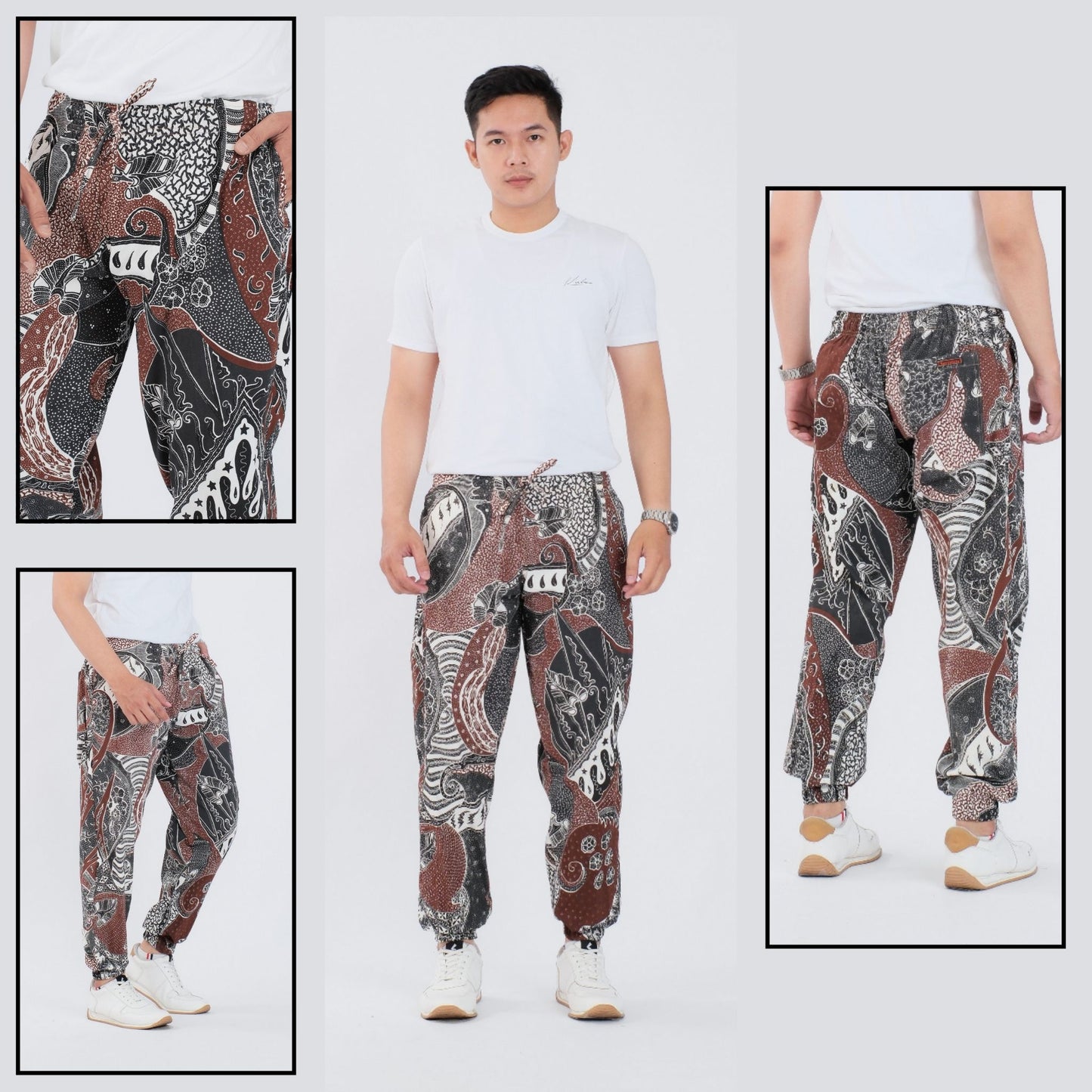Celana Jogger Batik Dobby Premium - Batik Surya Teja (CJ 2-51)
