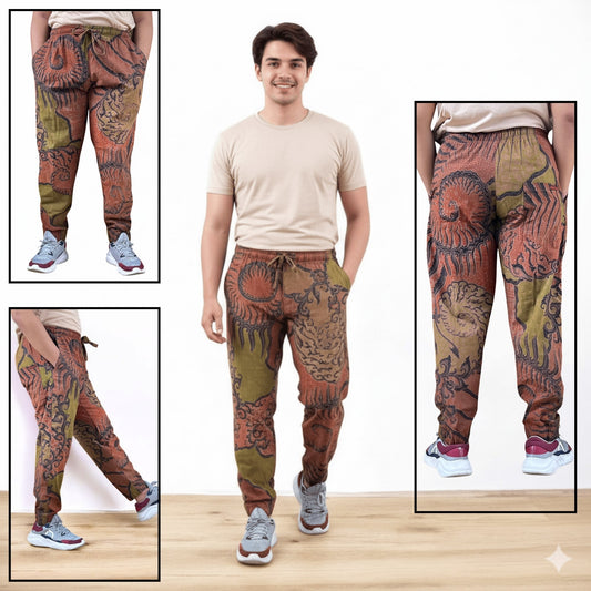 Celana Jogger Batik Dobby Premium - Batik Surya Teja (CJ 19-36)