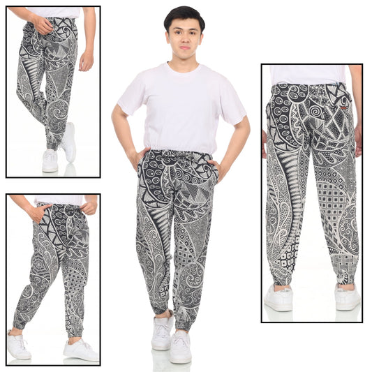 Celana Jogger Batik Dobby Premium - Batik Surya Teja (CJ 59-61)