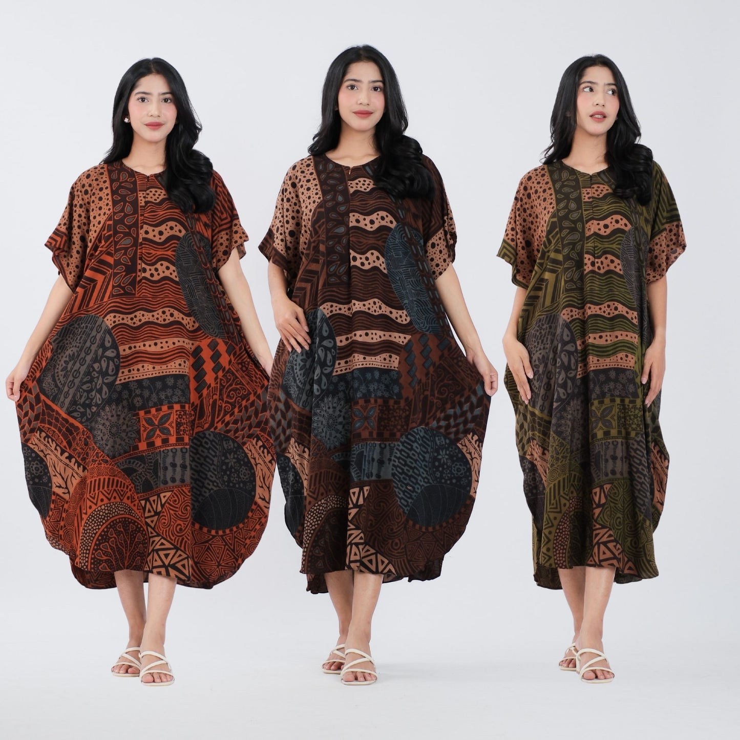 Daster Kelelawar Batik Rayon Premium - Batik Surya Teja (DLL 11-15)