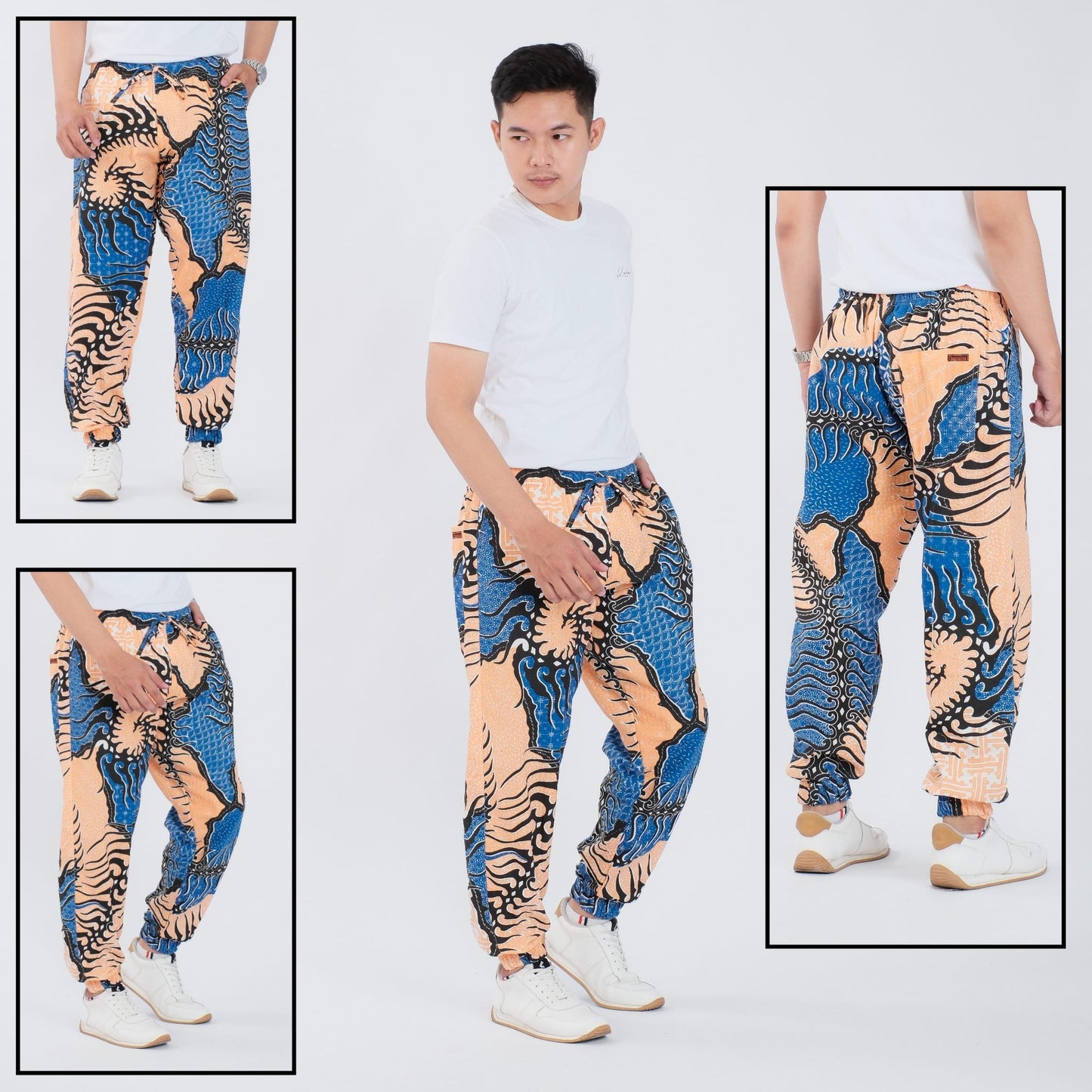 Celana Jogger Batik Dobby Premium - Batik Surya Teja (CJ 1-52)