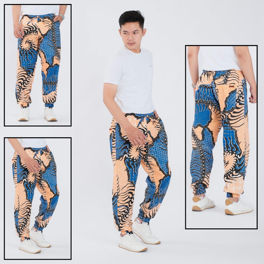 Celana Jogger Batik Dobby Premium - Batik Surya Teja (CJ 1-52)