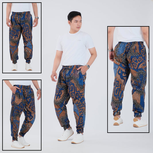 Celana Jogger Batik Dobby Premium - Batik Surya Teja (CJ 53-57)