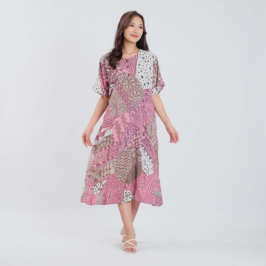 Daster Batik Kancing Rayon Premium - Batik Surya Teja (DKS 1-5)