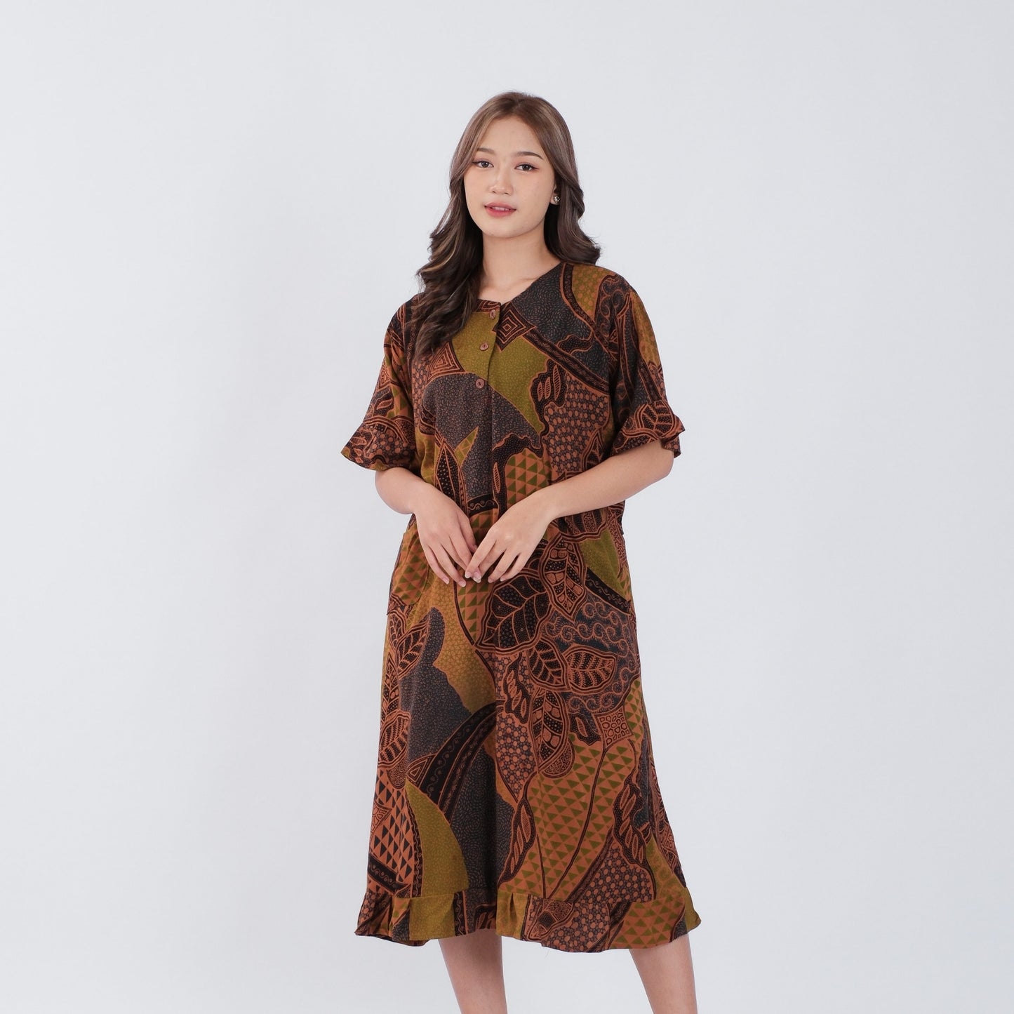 Daster Batik Kancing Rayon Premium - Batik Surya Teja (DKL 1-5)