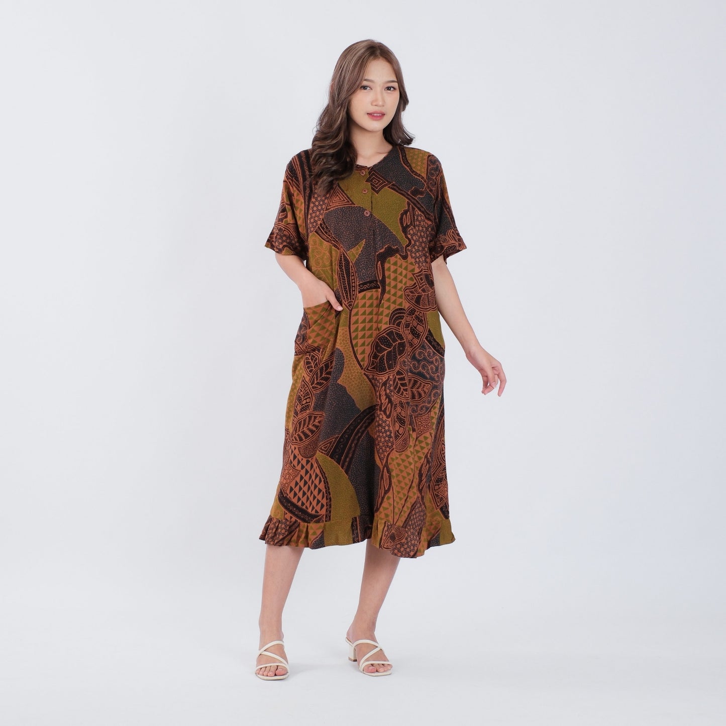 Daster Batik Kancing Rayon Premium - Batik Surya Teja (DKL 1-5)
