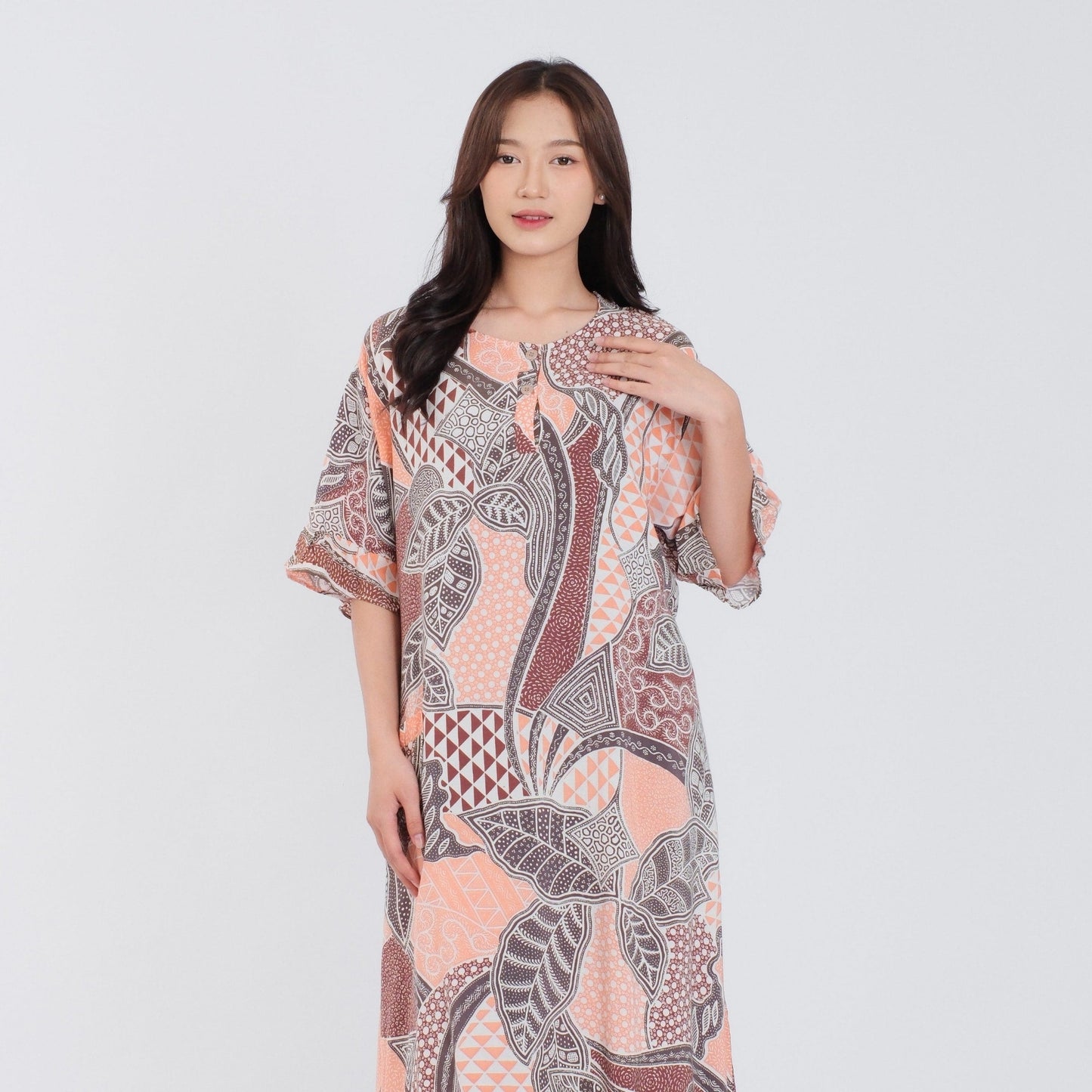 Daster Batik Kancing Rayon Premium - Batik Surya Teja (DKS 11-15)