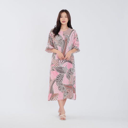 Daster Batik Kancing Rayon Premium - Batik Surya Teja (DKS 11-15)