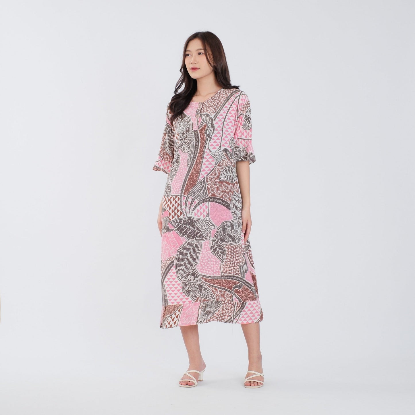 Daster Batik Kancing Rayon Premium - Batik Surya Teja (DKS 11-15)