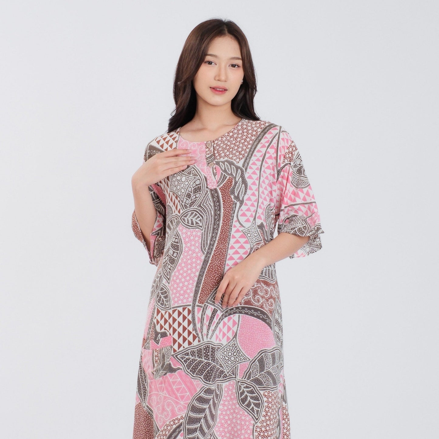 Daster Batik Kancing Rayon Premium - Batik Surya Teja (DKS 11-15)