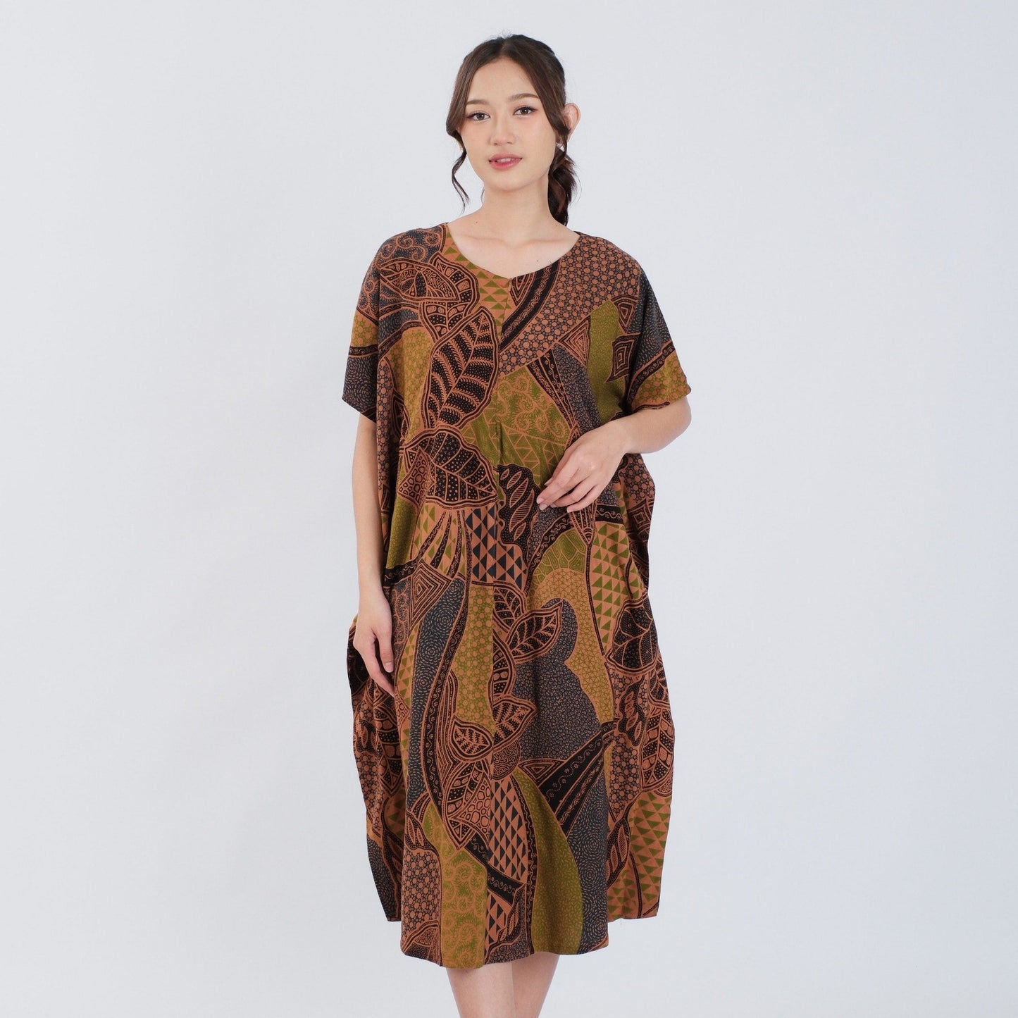 Daster Kelelawar Batik Rayon Premium - Batik Surya Teja (DLL 1-5)
