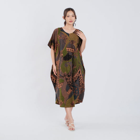 Daster Kelelawar Batik Rayon Premium - Batik Surya Teja (DLL 6-10)