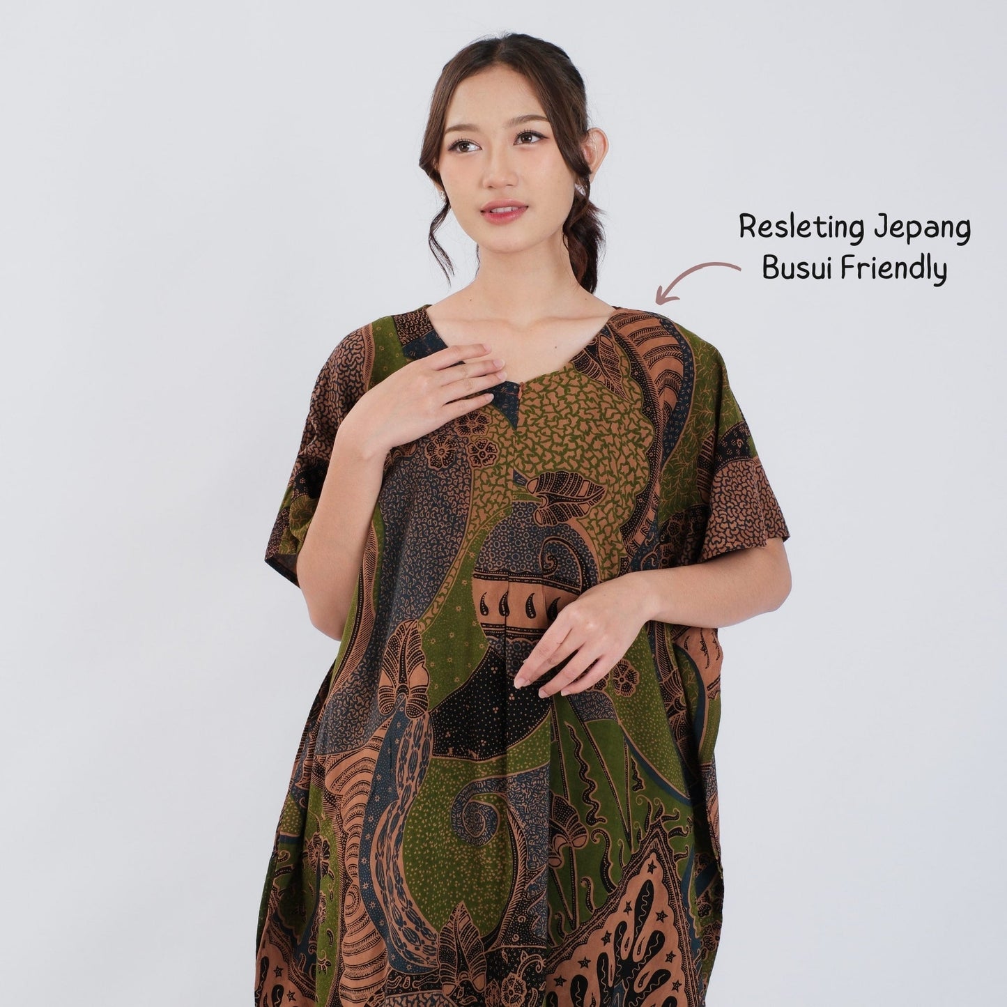 Daster Kelelawar Batik Rayon Premium - Batik Surya Teja (DLL 6-10)