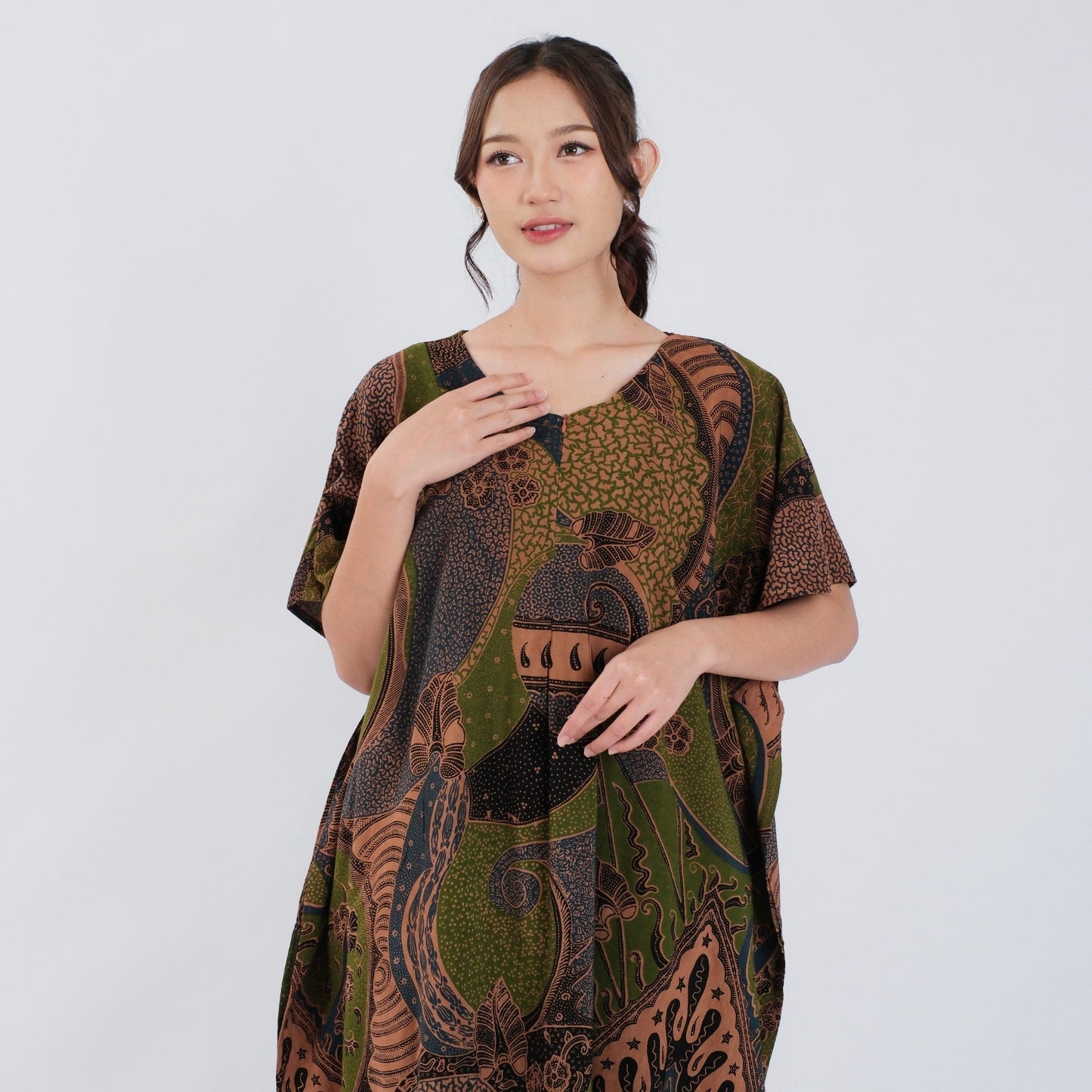 Daster Kelelawar Batik Rayon Premium - Batik Surya Teja (DLL 6-10)