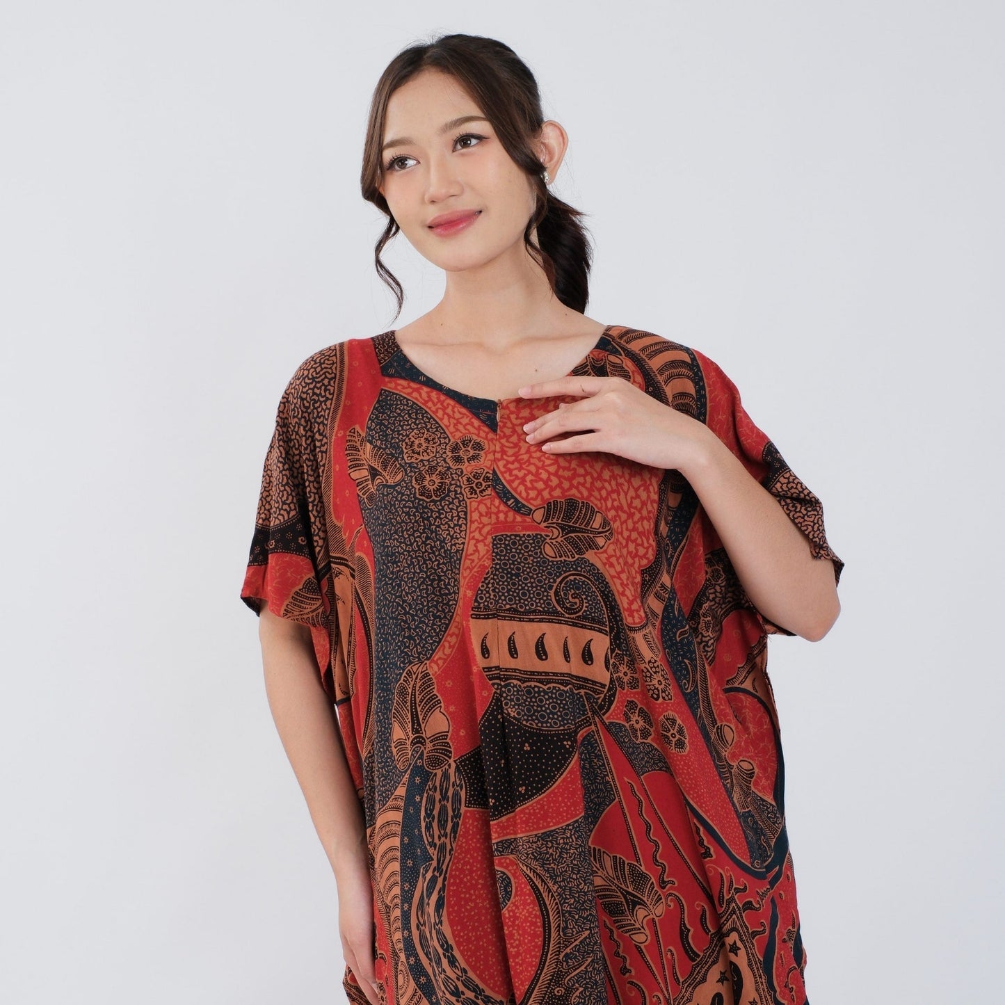 Daster Kelelawar Batik Rayon Premium - Batik Surya Teja (DLL 6-10)