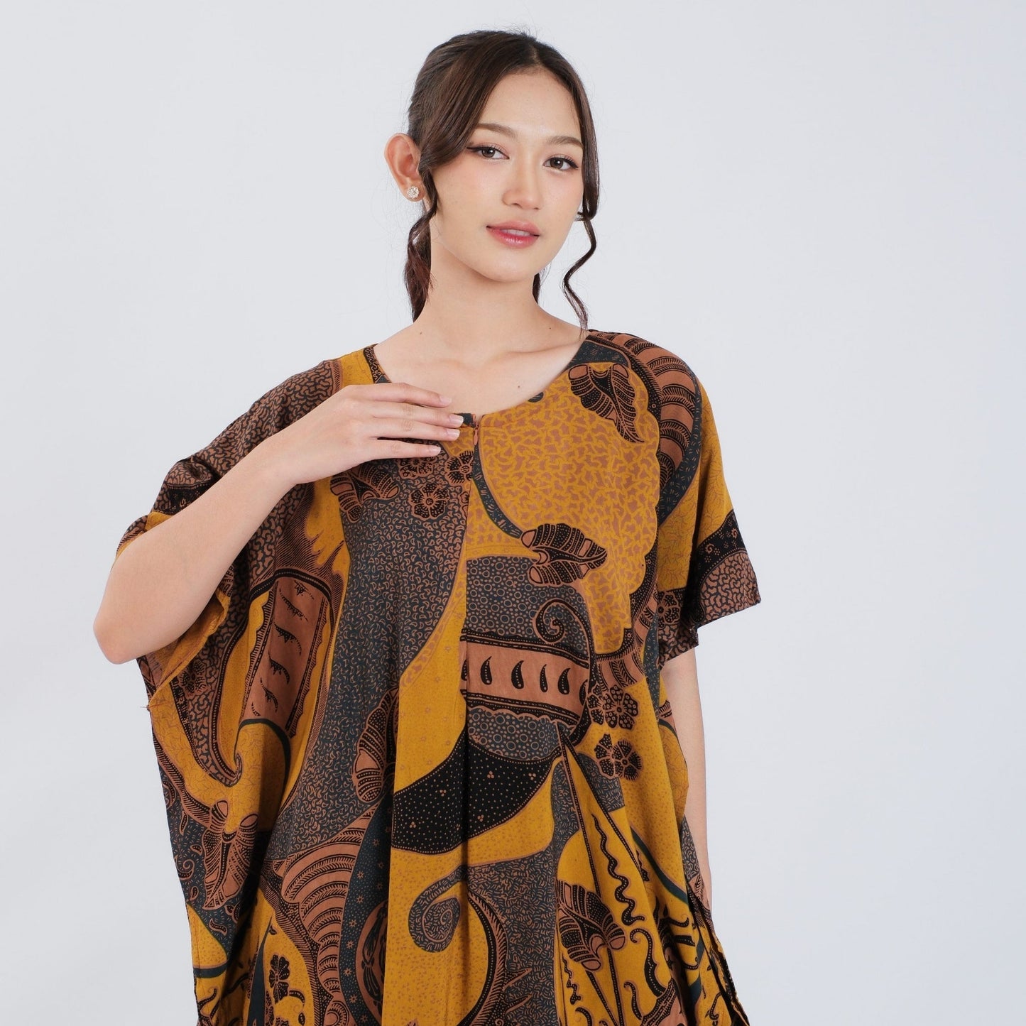 Daster Kelelawar Batik Rayon Premium - Batik Surya Teja (DLL 6-10)