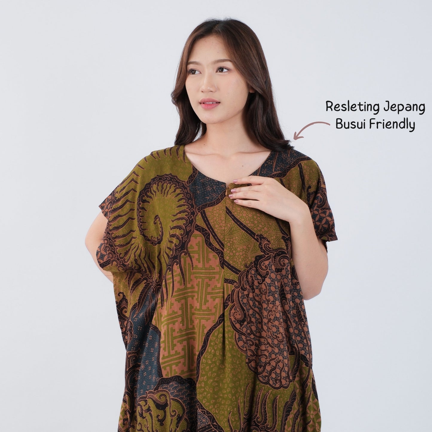 Daster Kelelawar Batik Rayon Premium - Batik Surya Teja (DLL 21-25)