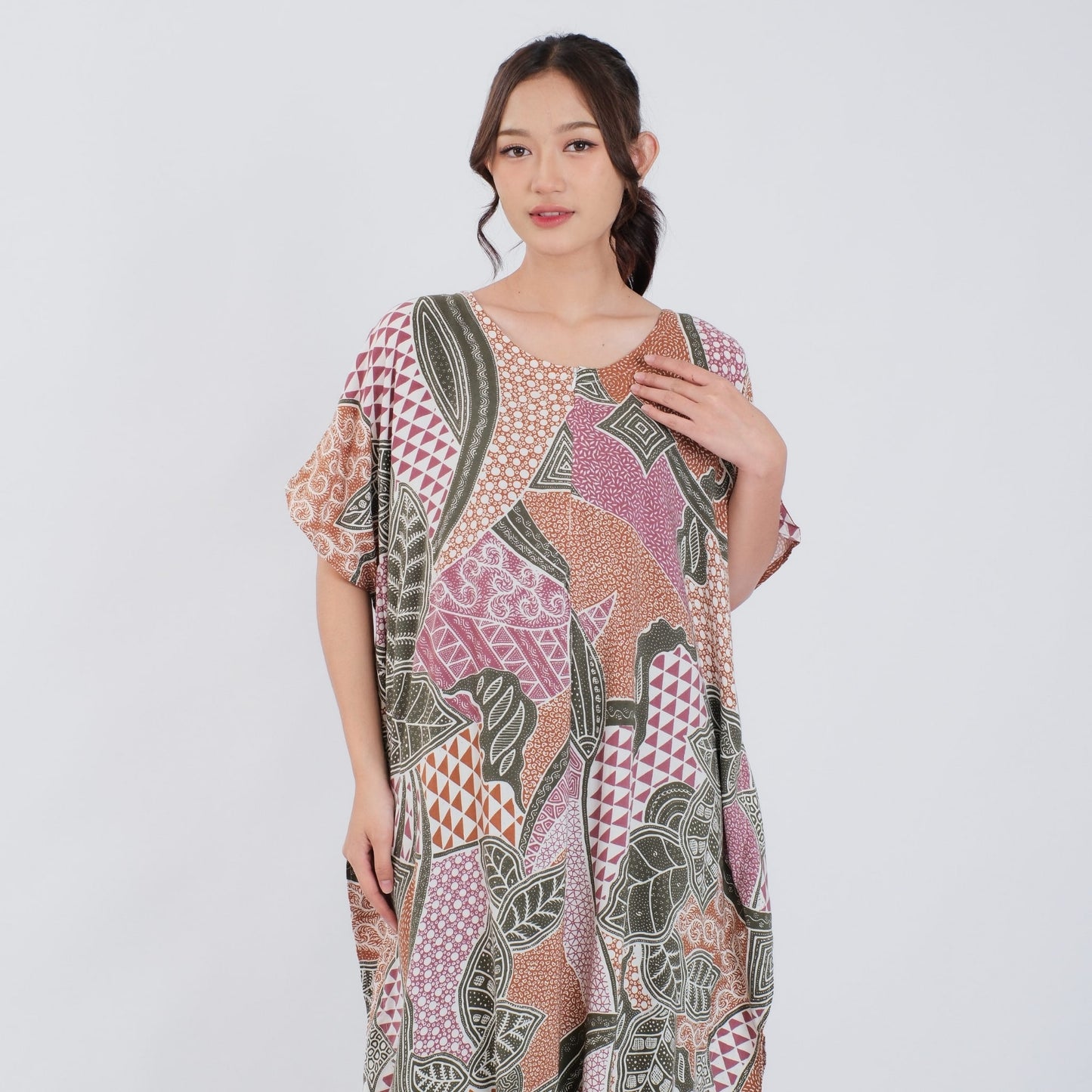 Daster Kelelawar Batik Rayon Premium - Batik Surya Teja (DLS 1-26)