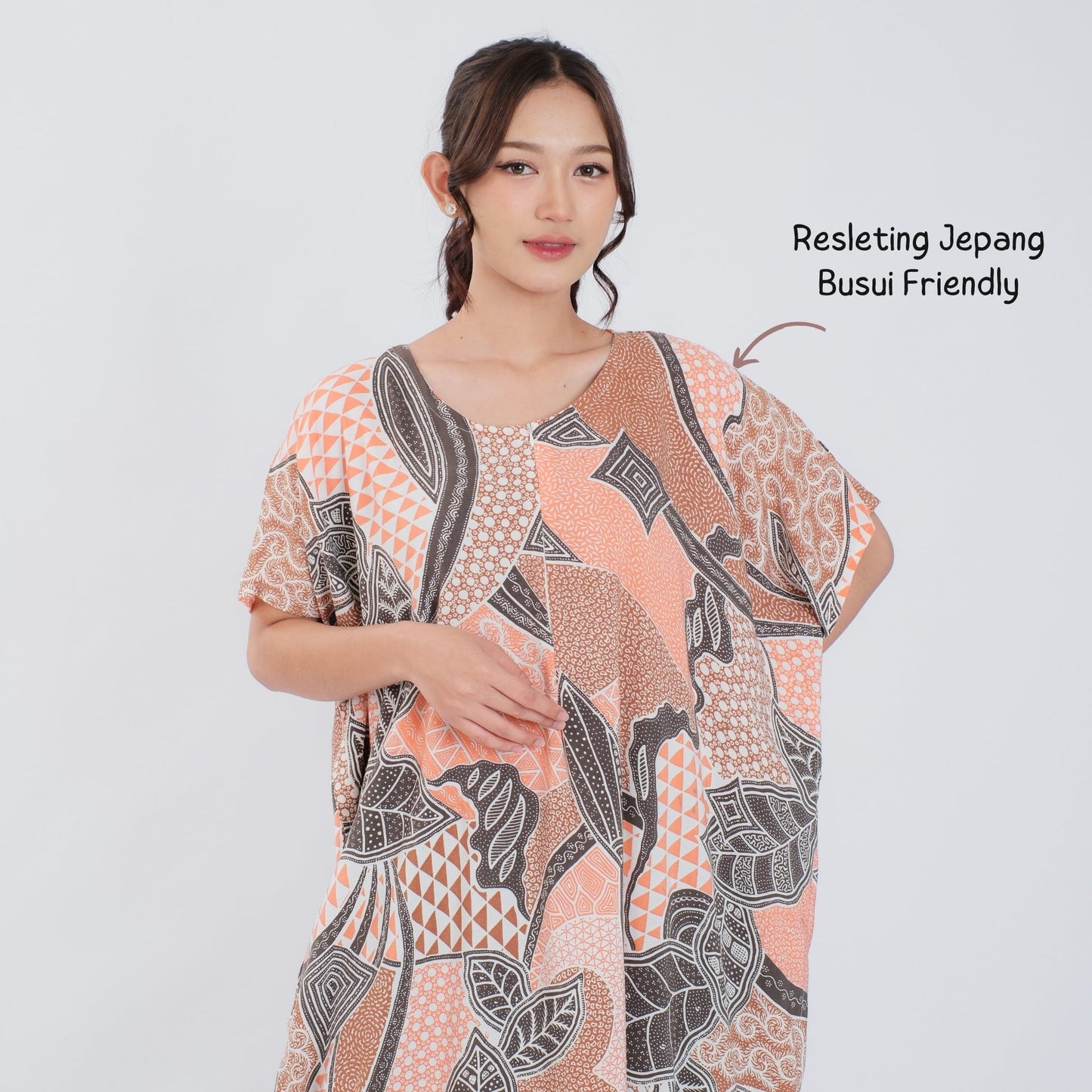 Daster Kelelawar Batik Rayon Premium - Batik Surya Teja (DLS 1-26)