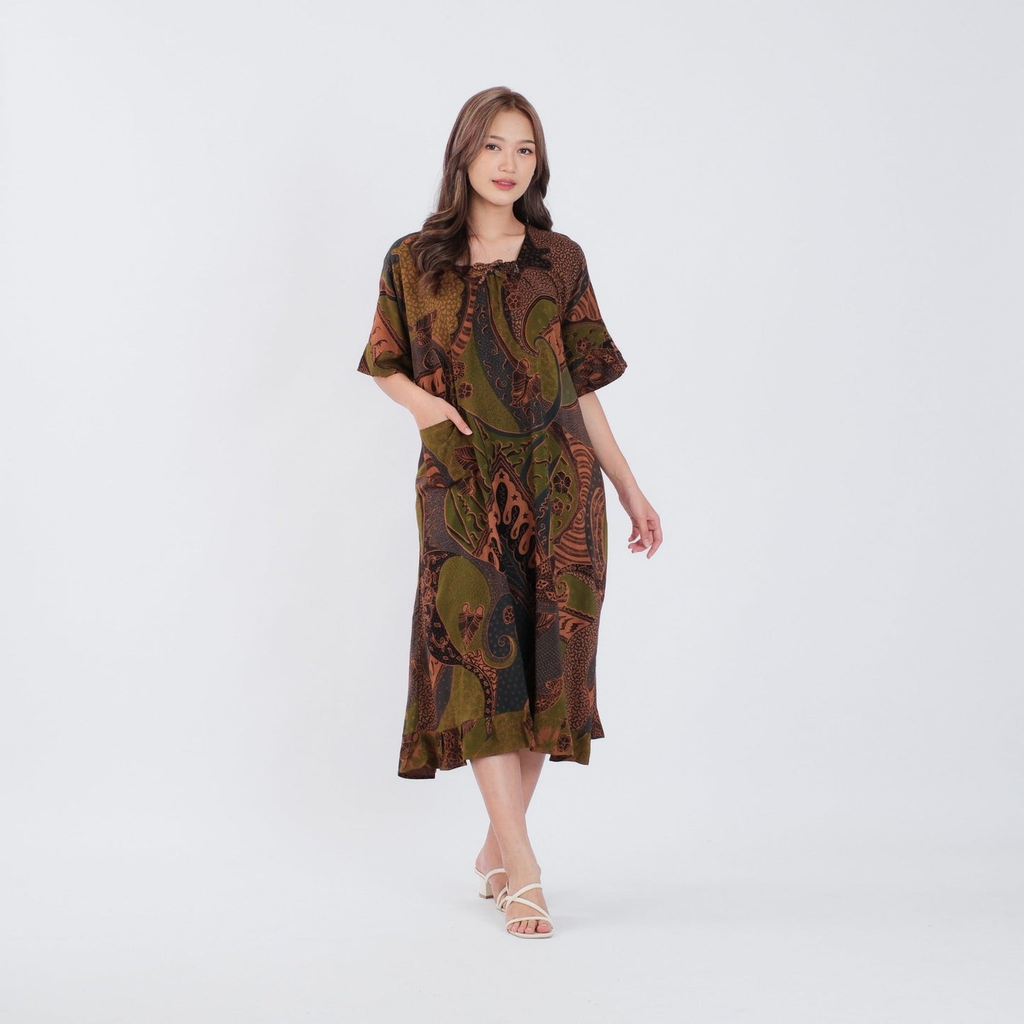 Daster Batik Kerut Rayon Premium - Batik Surya Teja (DSL 1-5)
