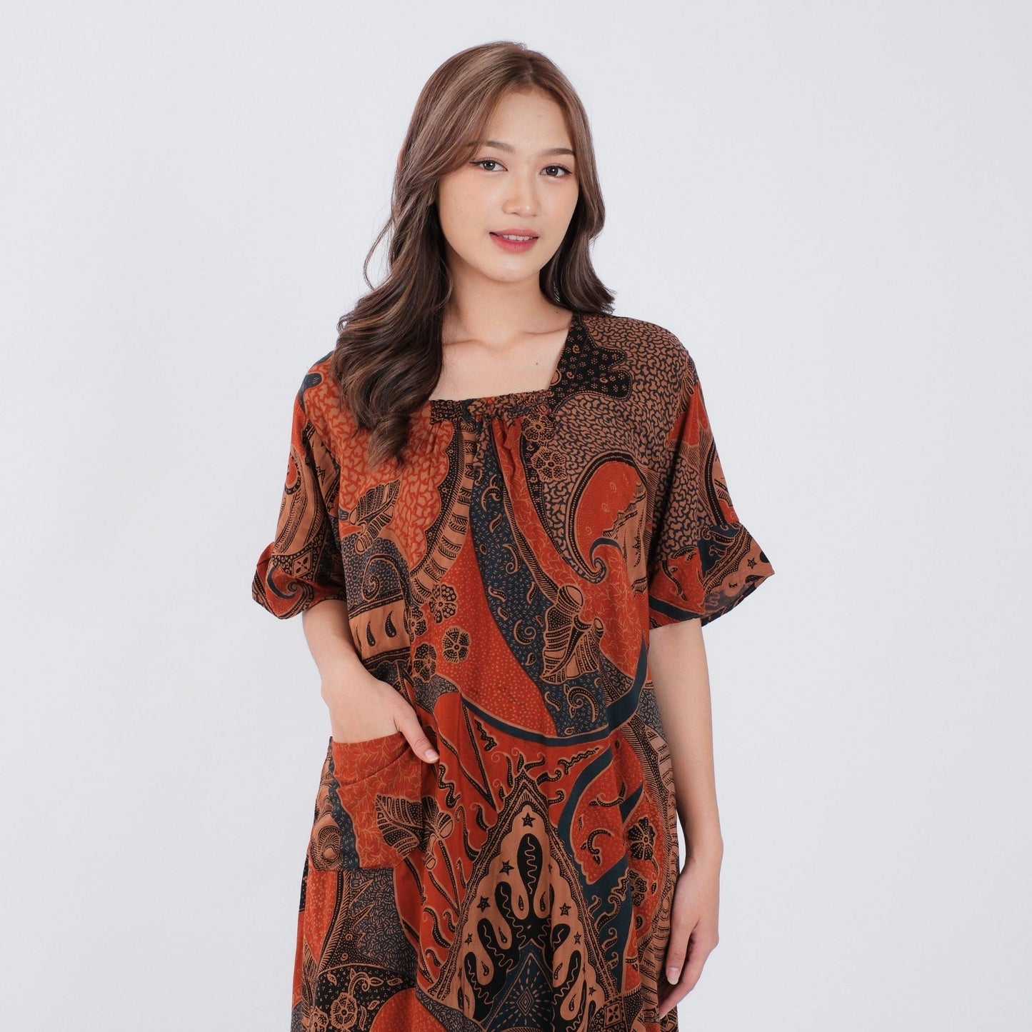 Daster Batik Kerut Rayon Premium - Batik Surya Teja (DSL 1-5)