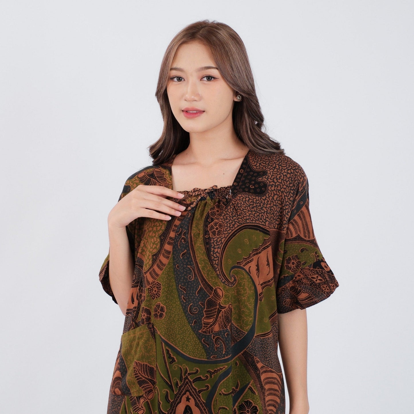 Daster Batik Kerut Rayon Premium - Batik Surya Teja (DSL 1-5)