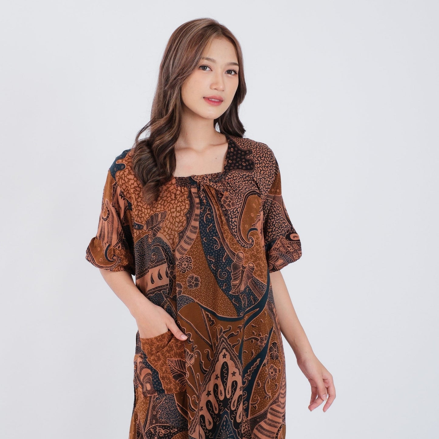 Daster Batik Kerut Rayon Premium - Batik Surya Teja (DSL 1-5)