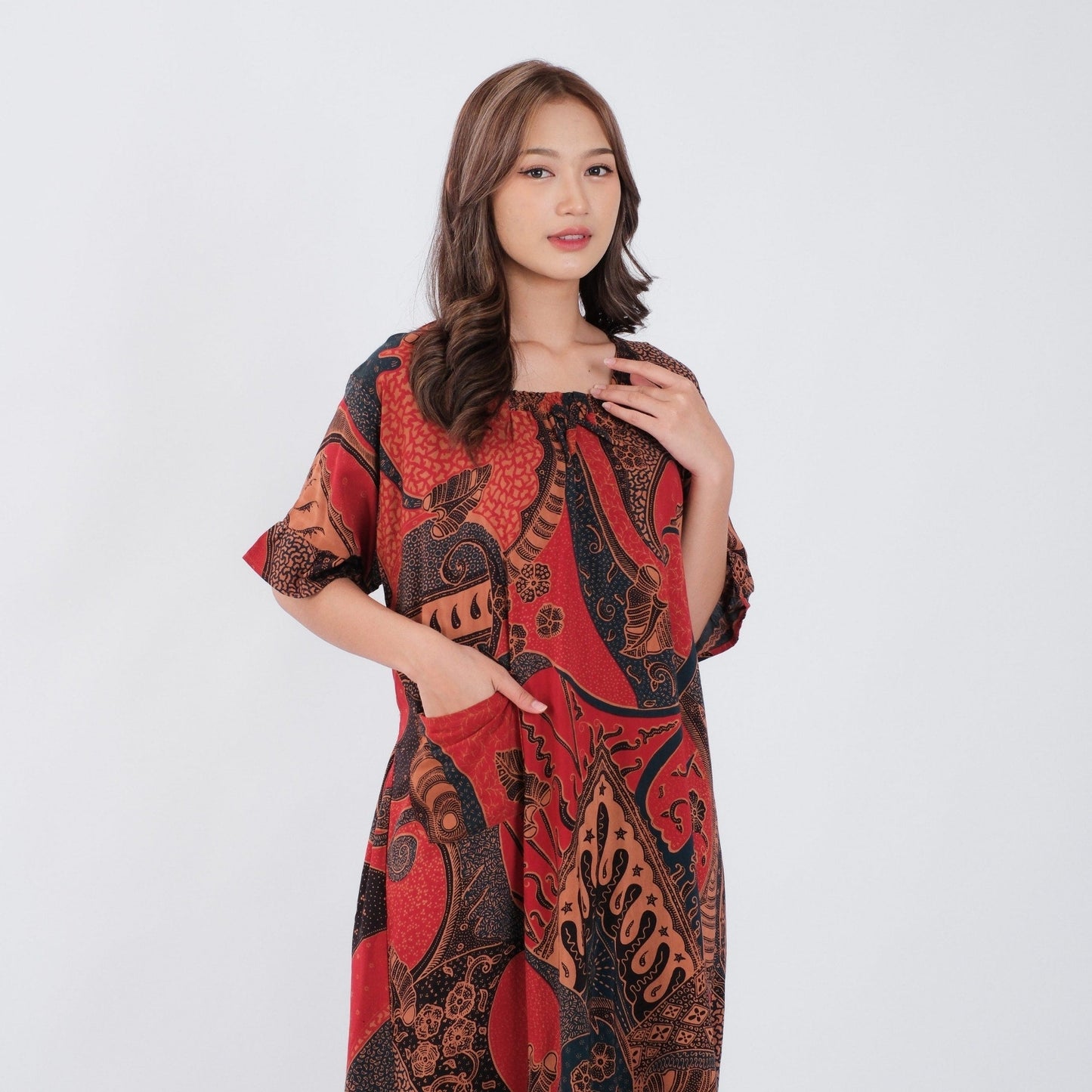 Daster Batik Kerut Rayon Premium - Batik Surya Teja (DSL 1-5)