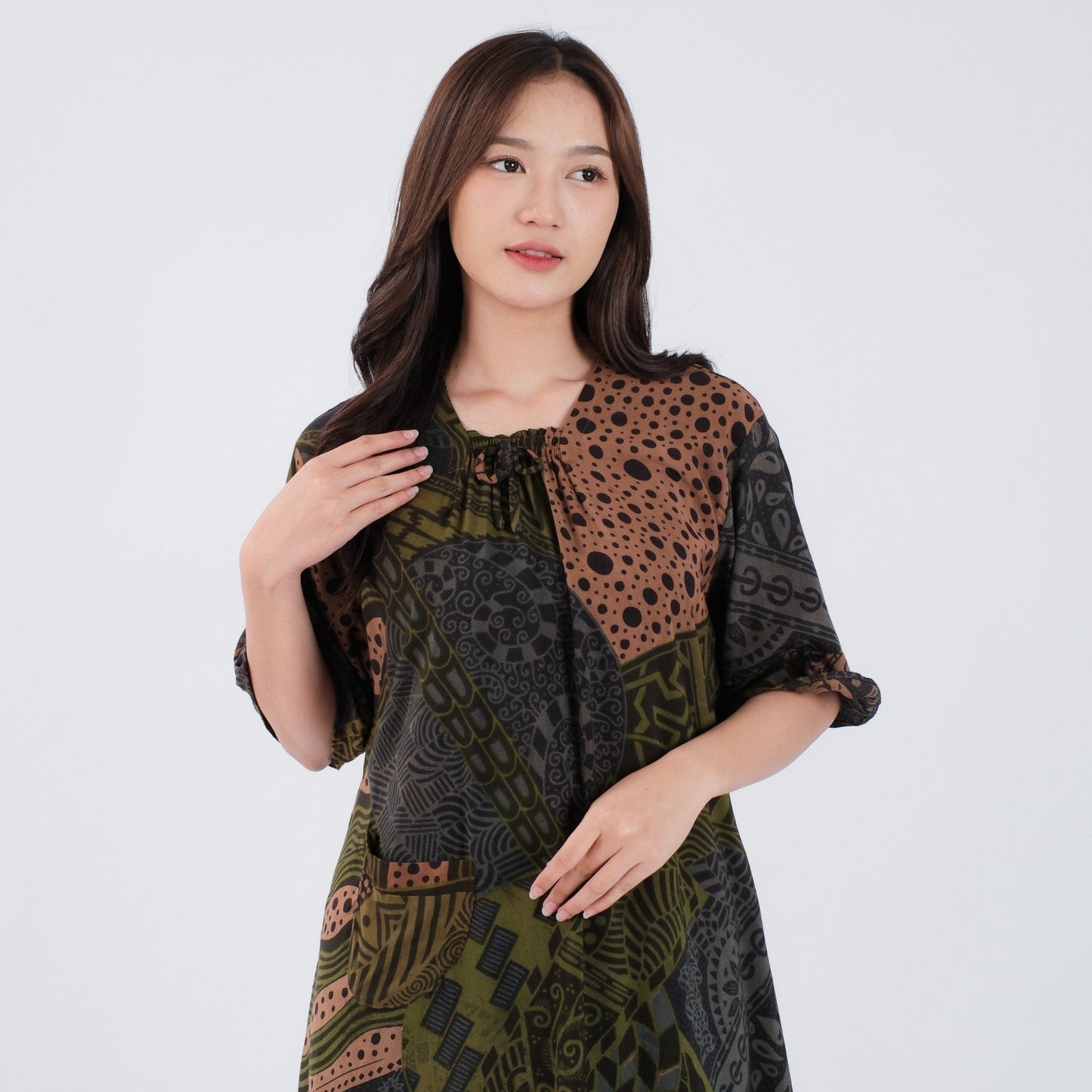 Daster Batik Kerut Rayon Premium - Batik Surya Teja (DSL 6-10)