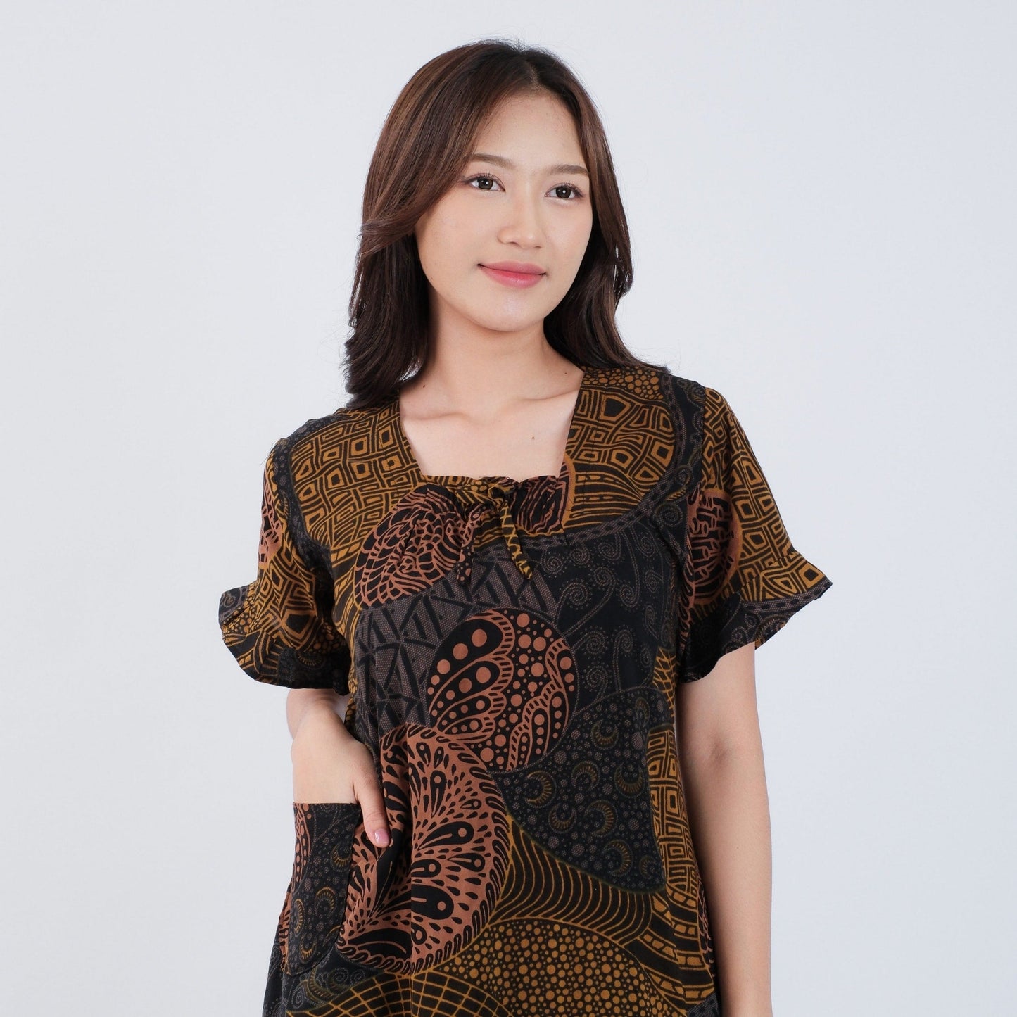 Daster Batik Kerut Rayon Premium - Batik Surya Teja (DSL 11-15)