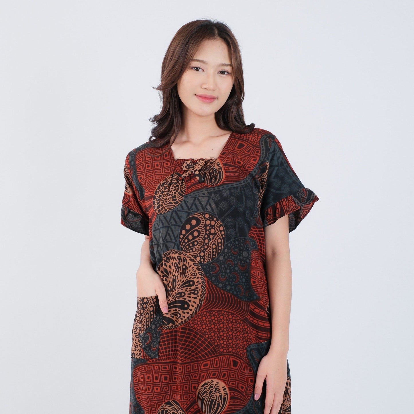 Daster Batik Kerut Rayon Premium - Batik Surya Teja (DSL 11-15)