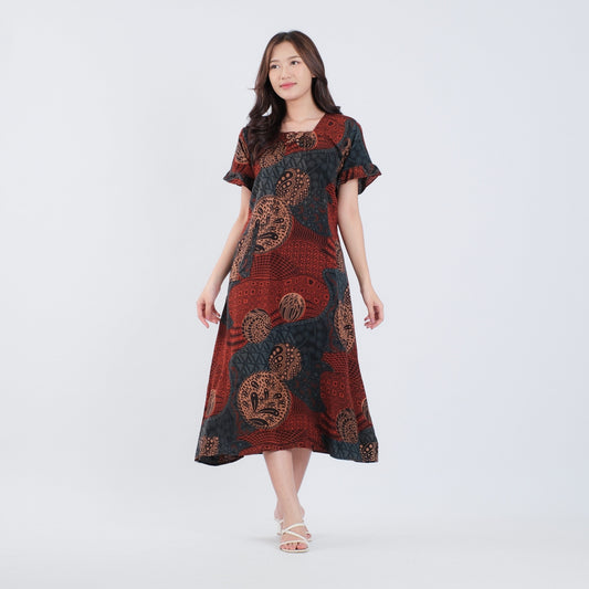 Daster Batik Kerut Rayon Premium - Batik Surya Teja (DSL 11-15)