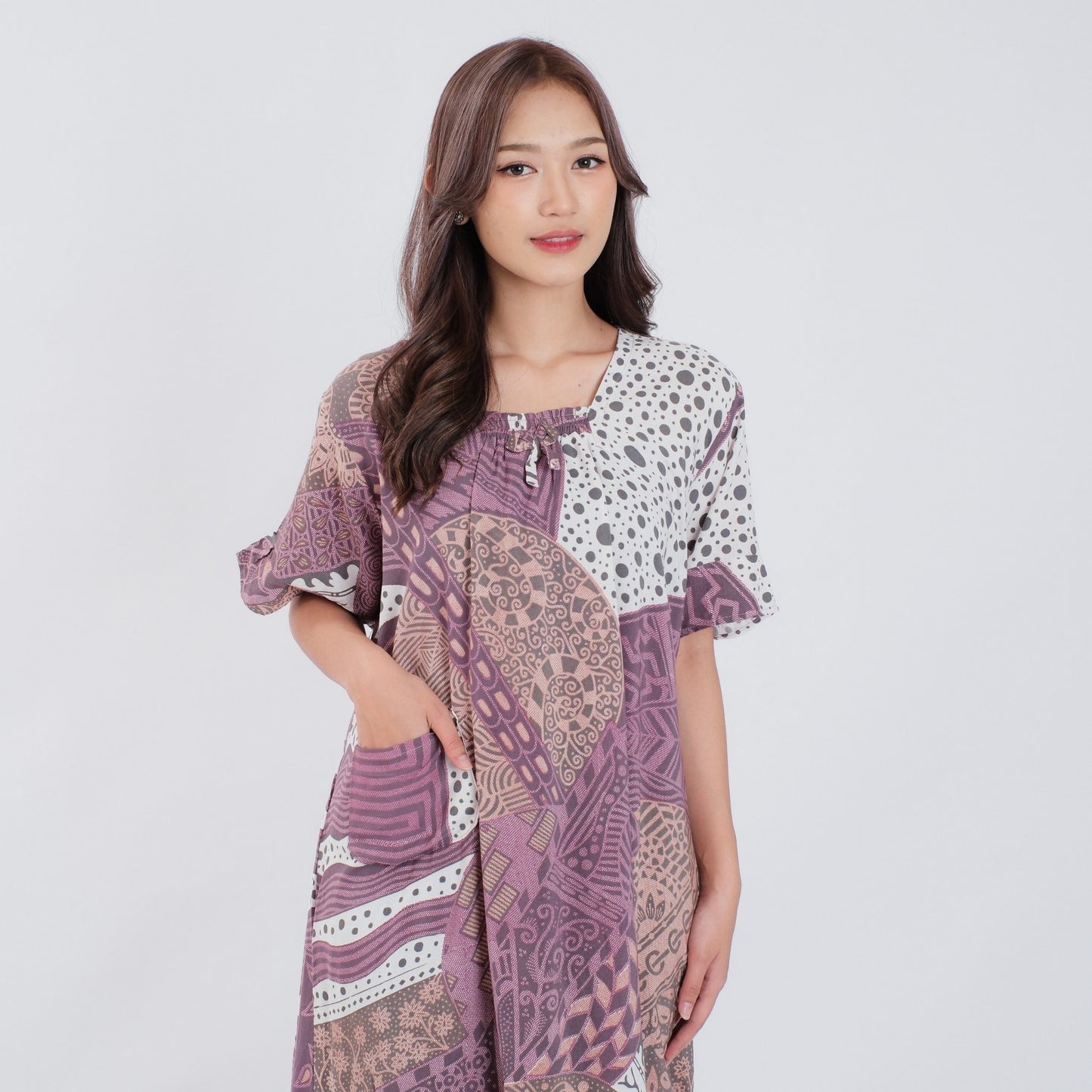 Daster Batik Kerut Rayon Premium - Batik Surya Teja (DSS 6-10)
