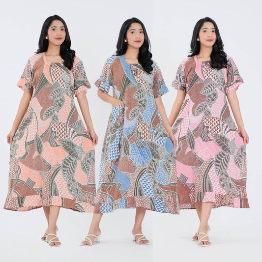 Daster Batik Kerut Rayon Premium - Batik Surya Teja (DSS 11-15)