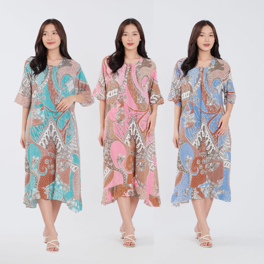 Daster Batik Kerut Rayon Premium - Batik Surya Teja (DSS 16-20)