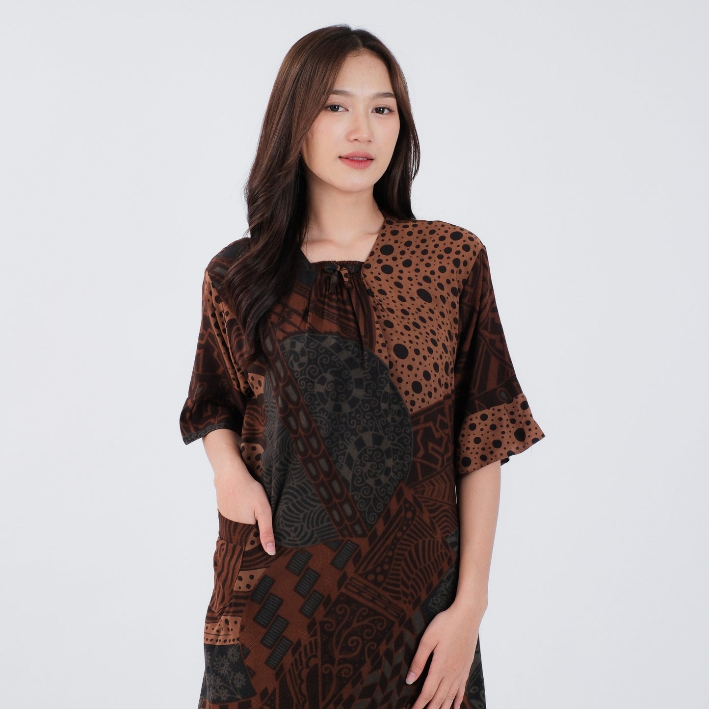 Daster Batik Kerut Rayon Premium - Batik Surya Teja (DSL 6-10)