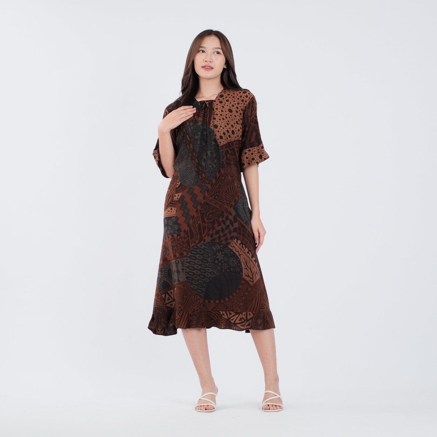 Daster Batik Kerut Rayon Premium - Batik Surya Teja (DSL 6-10)