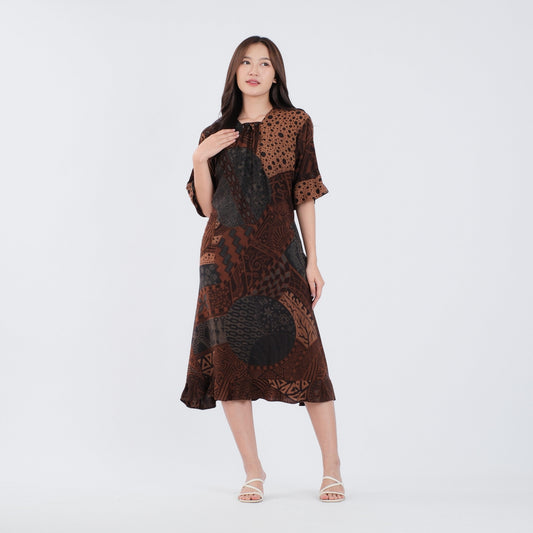 Daster Batik Kerut Rayon Premium - Batik Surya Teja (DSL 6-10)